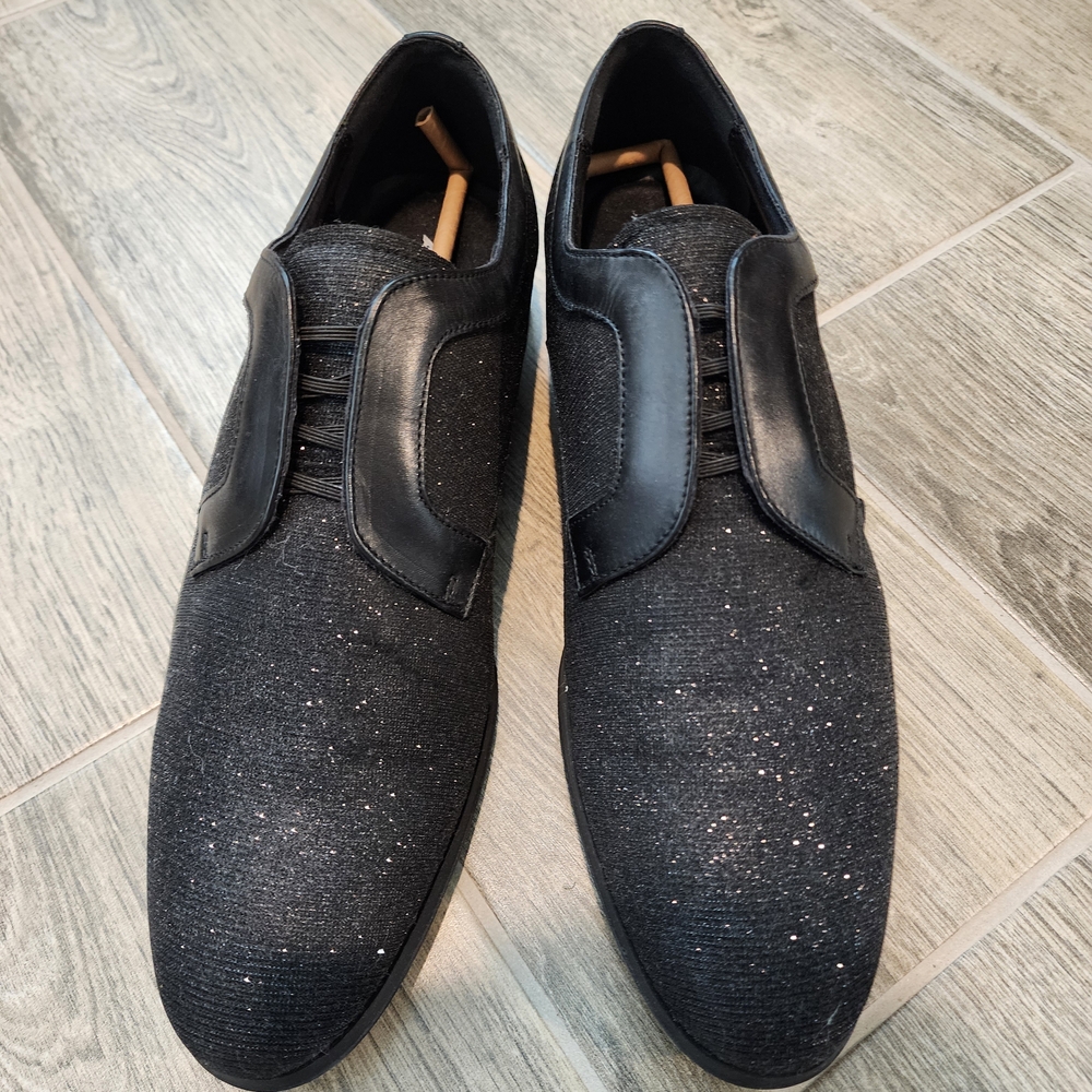 Aldo Black Sparkle Men's Oxfords
